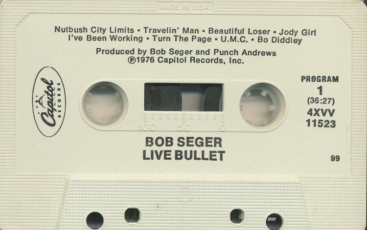 Bob Seger Album 'Live' Bullet